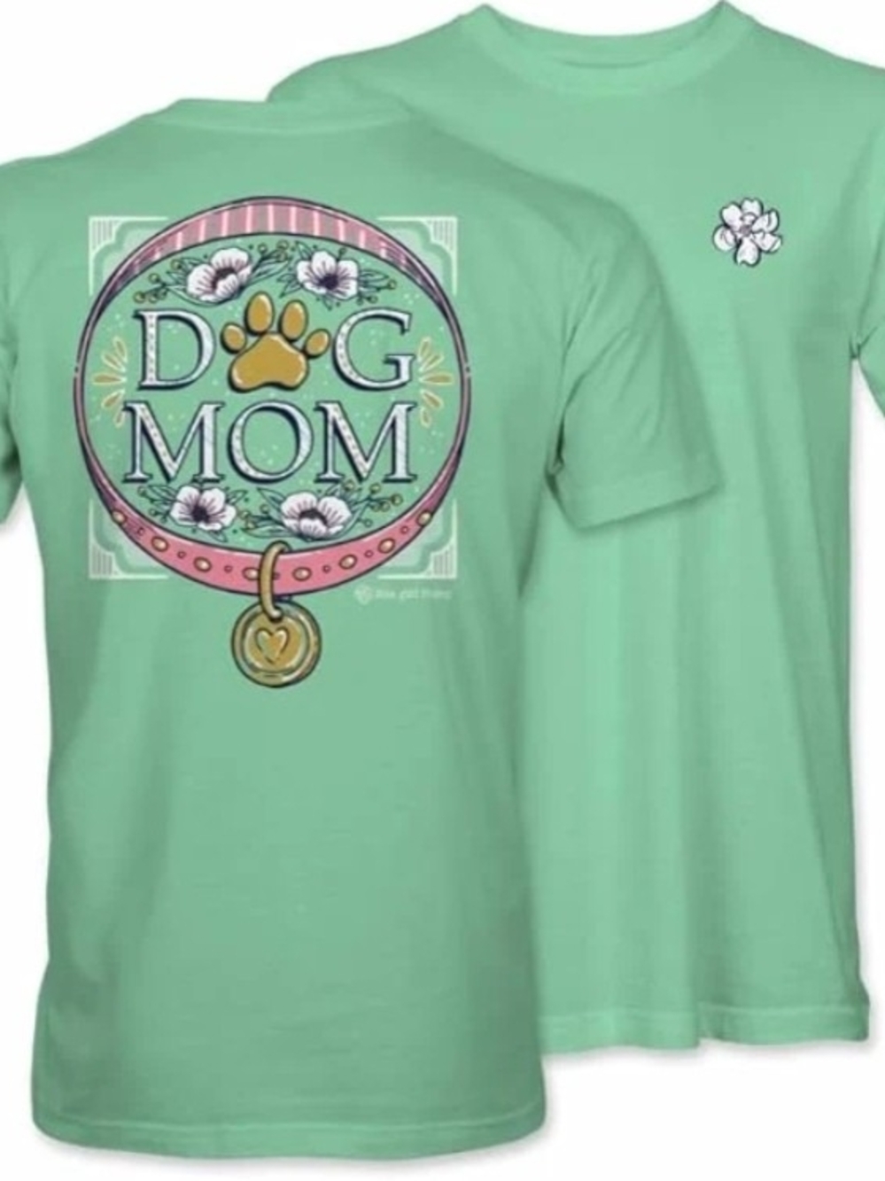 NWT Dog Mom Tee- Mint